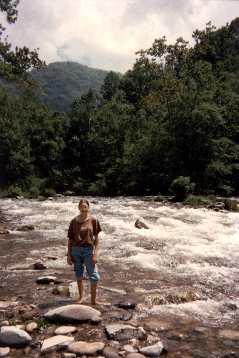 Lura in the Great Smokey Mountains.