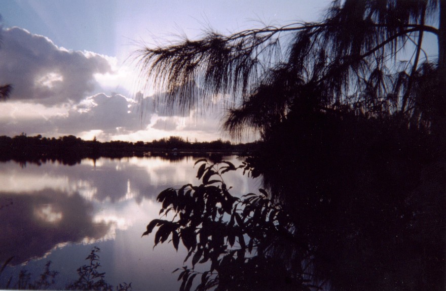 The lake at Markham Park.